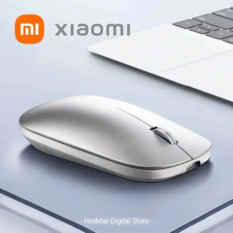 Xiaomi Wireless Mouse Bluetooth Silent 2.4G Dual-mode Type-C Charging Ergonomic Morandi Portable Laptop Office Gaming Mouse