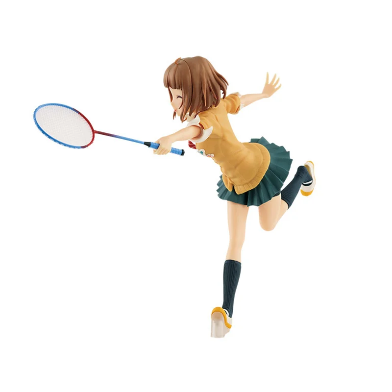 Original exq anime figura kitami yuzu badminton o ídolo @ ster cinderella meninas modelo de ação colecionáveis ornamentos de mesa