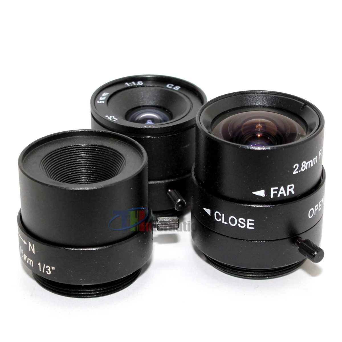 2.8mm 6mm 16mm CS Objectif CCTV Objectif F1.2-F1.6 1/3 "Partners Iris MegapFête el HD IR Infrarouge CS Mount Pour Caméras CCD
