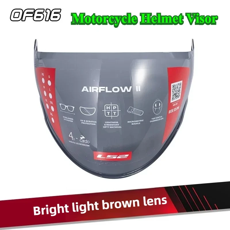 

LS2 Motorcycle Half Helmet Visor Original OF616 Special Helmet Lens Moto Accessories
