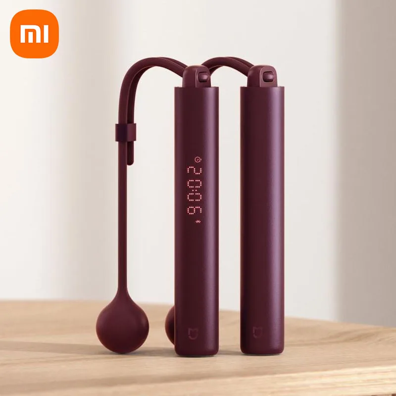 

New Xiaomi Mijia Smart Skipping Jump Rope Counter With Xiaomi Fit App Adjustable Calorie Calculation Professional Sport Fitness