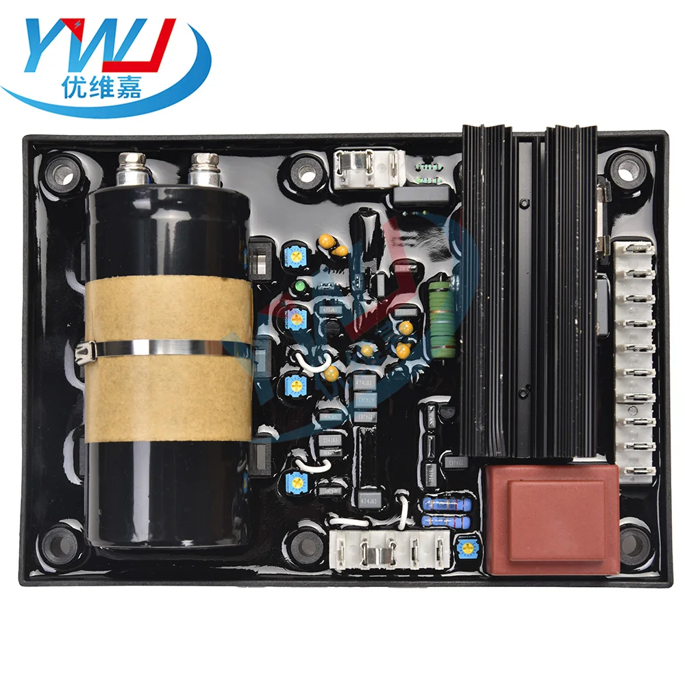 Replace Leroy Somer R448 R449 Auto Voltage Regulator AVR AC Ctrl Module, Stabilizer Cap, three-phase Adj Generator Parts