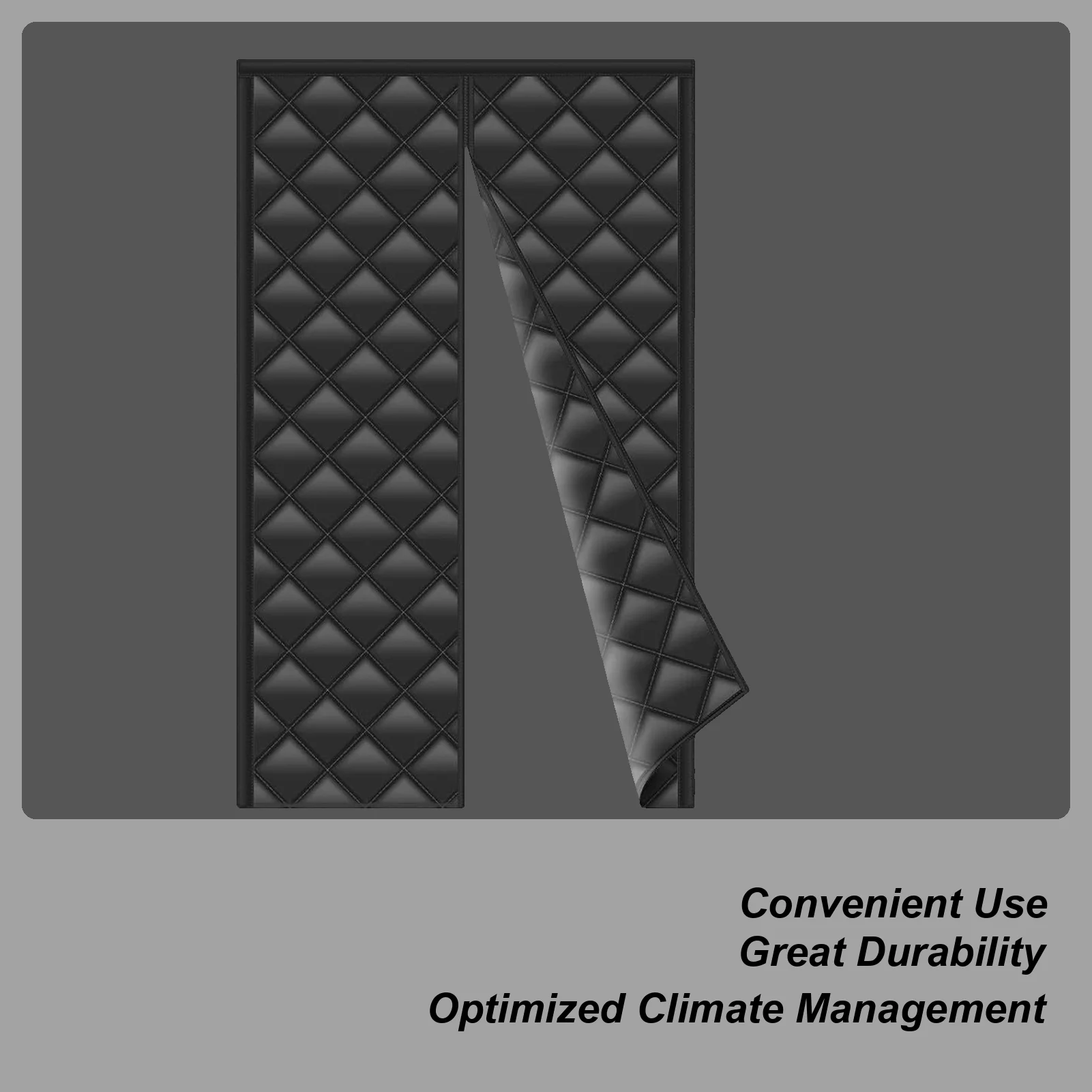 

Изолированная дверная крышка для автодома, 33X80 дюймов, водонепроницаемые шторы, водонепроницаемое магнитное изолированное одеяло для защиты путешествий на открытом воздухе