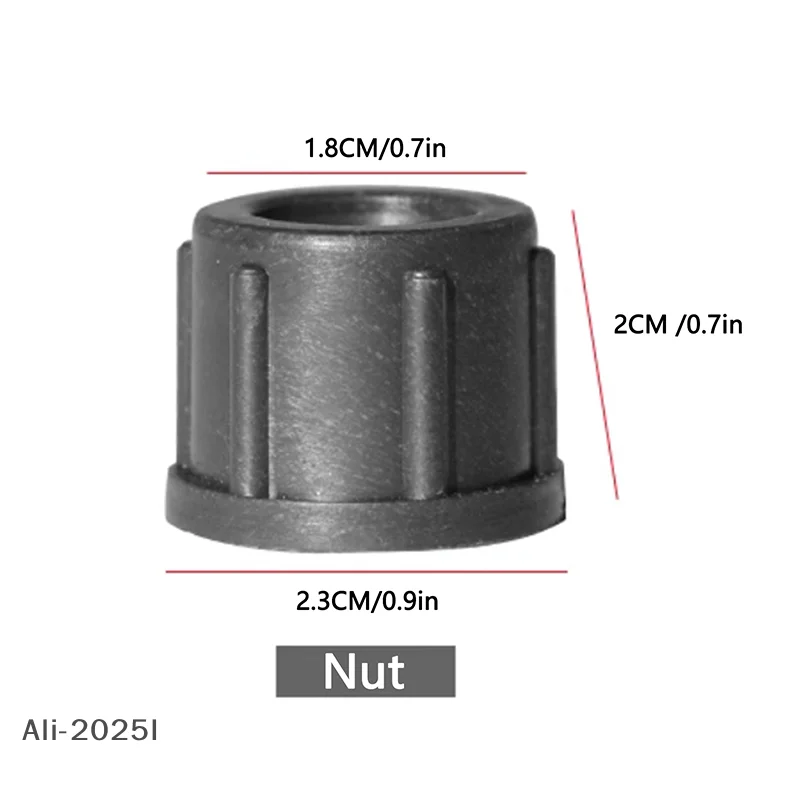 [I] 20個 農業用噴霧器 チューブコネクタ ナット パイププラグ 水道管 内径0.8-0.6cm