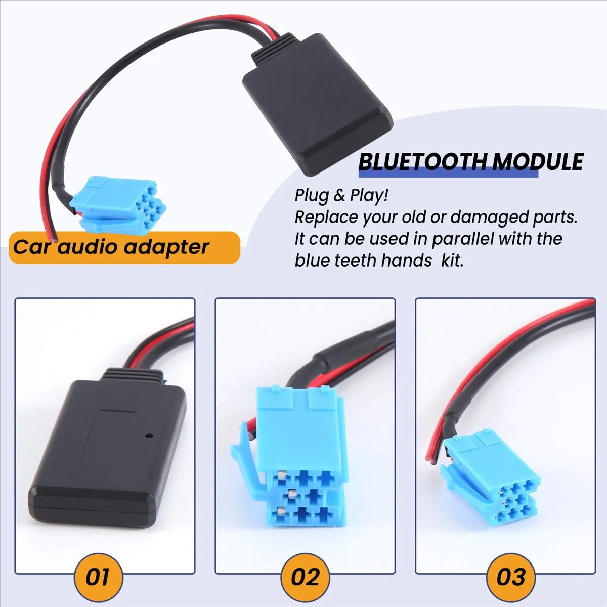 Super Sale Aux Blue-Tooth Music Adapter Interface Wireless Radio Stereo Aux Cable for Alfa Romeo 147 156 159 Brera Mito Gt Giuli