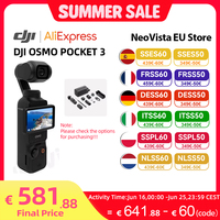 【EU Stock 】DJI OSMO POCKET 3/DJ MicMini  ActiveTrack 6.0 Three-Axis Stabilization 10-Bit D-Log M Color brand new in stock