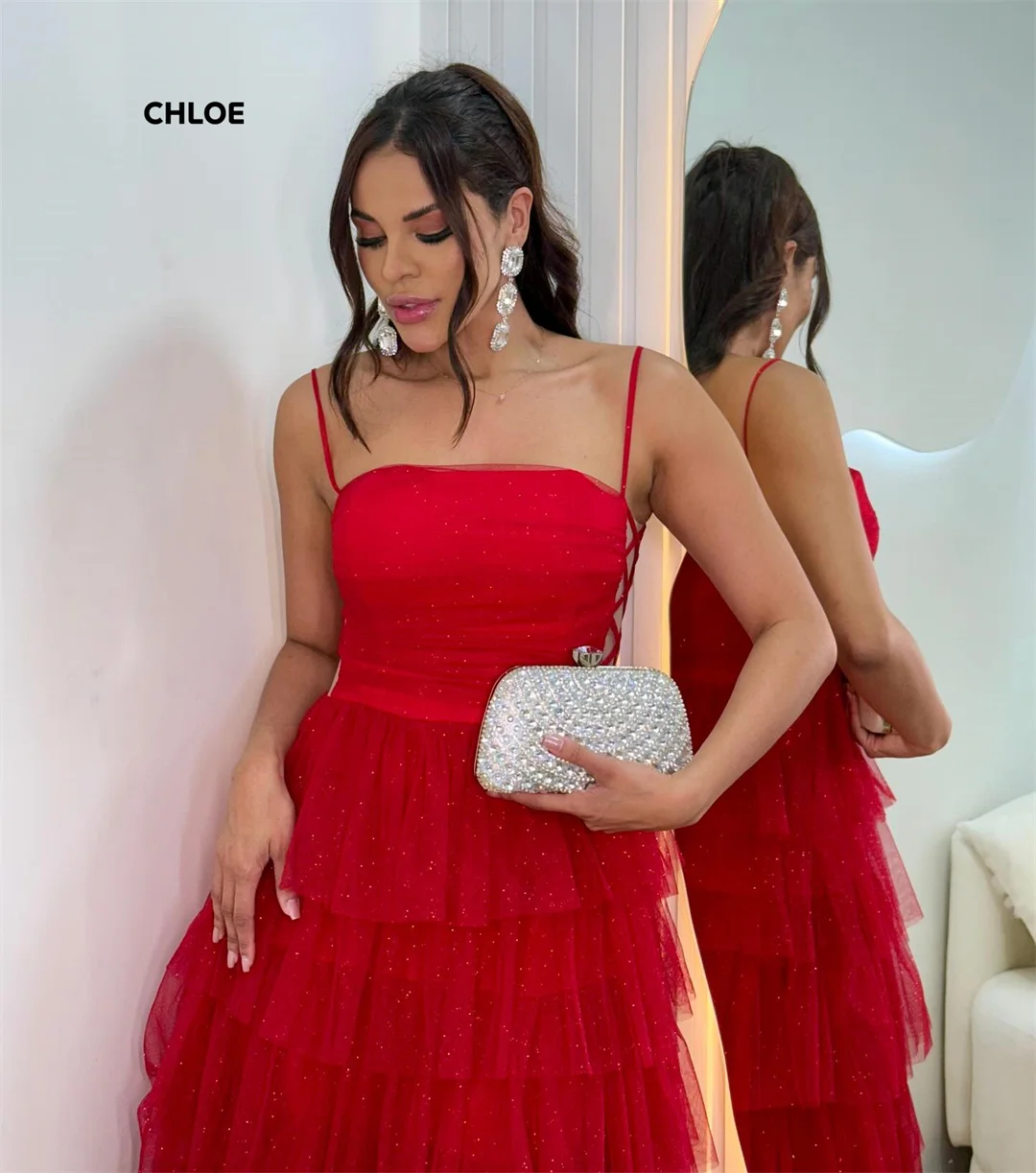 Robe longue élégante sur mesure, épaules dénudées, robes de soirée élégantes pour femmes, ligne A, sans manches, pour bal de promo, 2024