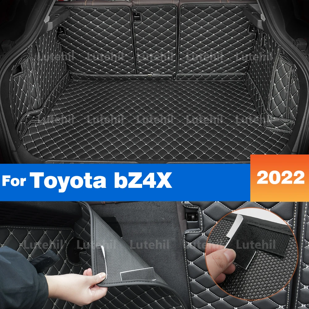 

Для Toyota bZ4X 2022, автомобильный коврик для багажника с полным покрытием, автомобильный защитный коврик, грузовой вкладыш, аксессуары для интерьера