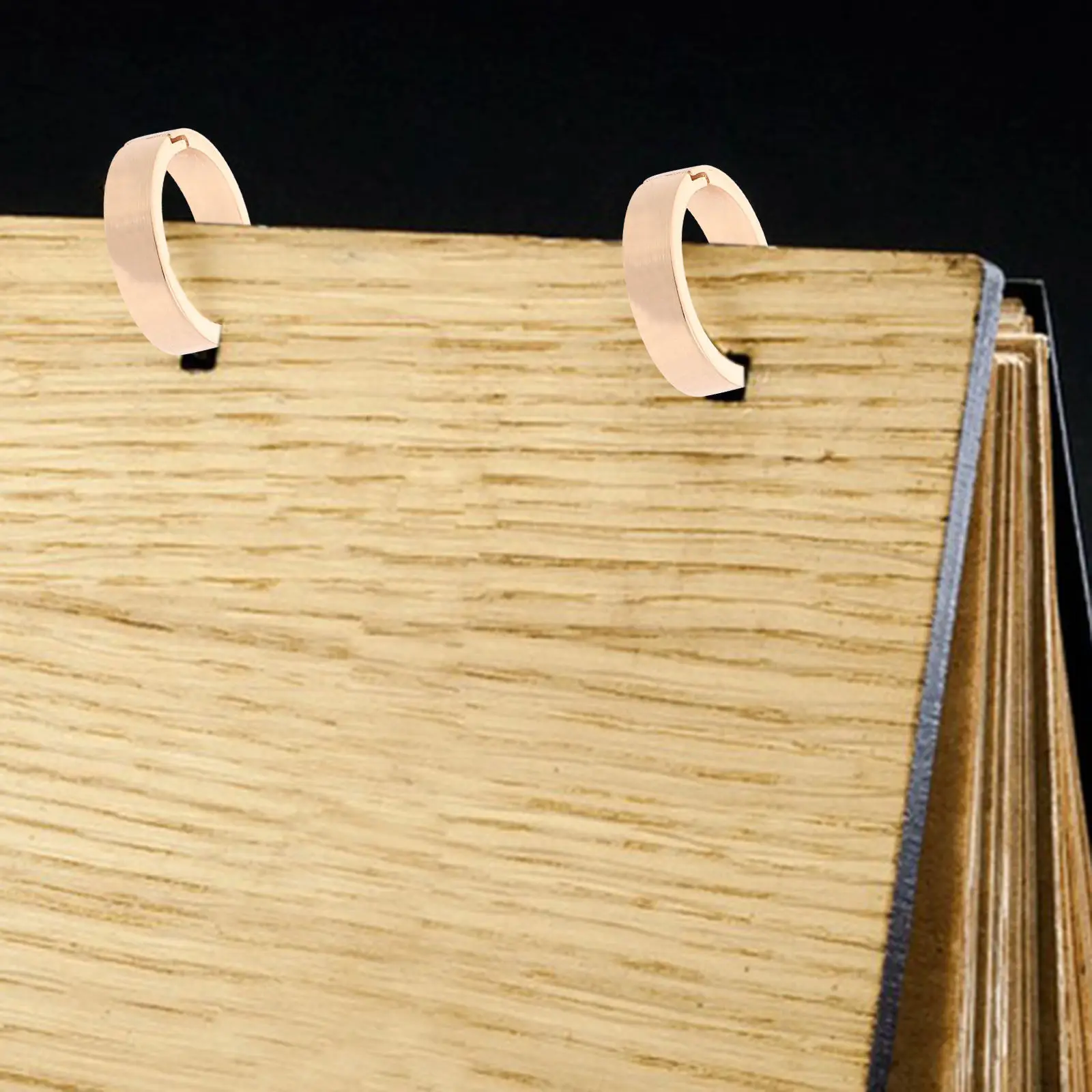 

10Pcs Elegant Openable Zinc Alloy Binder Rings Calendar Ring Clips for Loose Leaf Binding Index Cards Book Rings Craft Projects