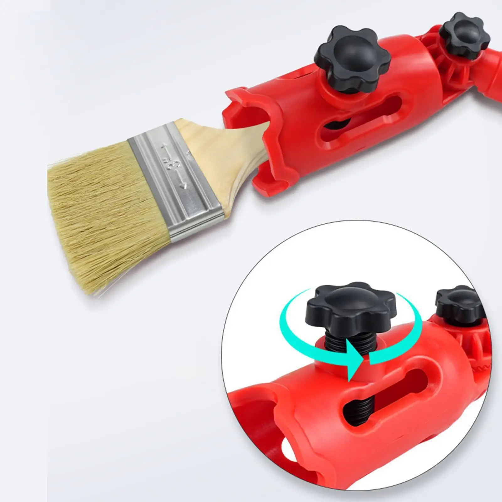 Extension for Wall Brush Multi Angle Paint Roller Frame Adaptor for Household Ceiling Stairwell
