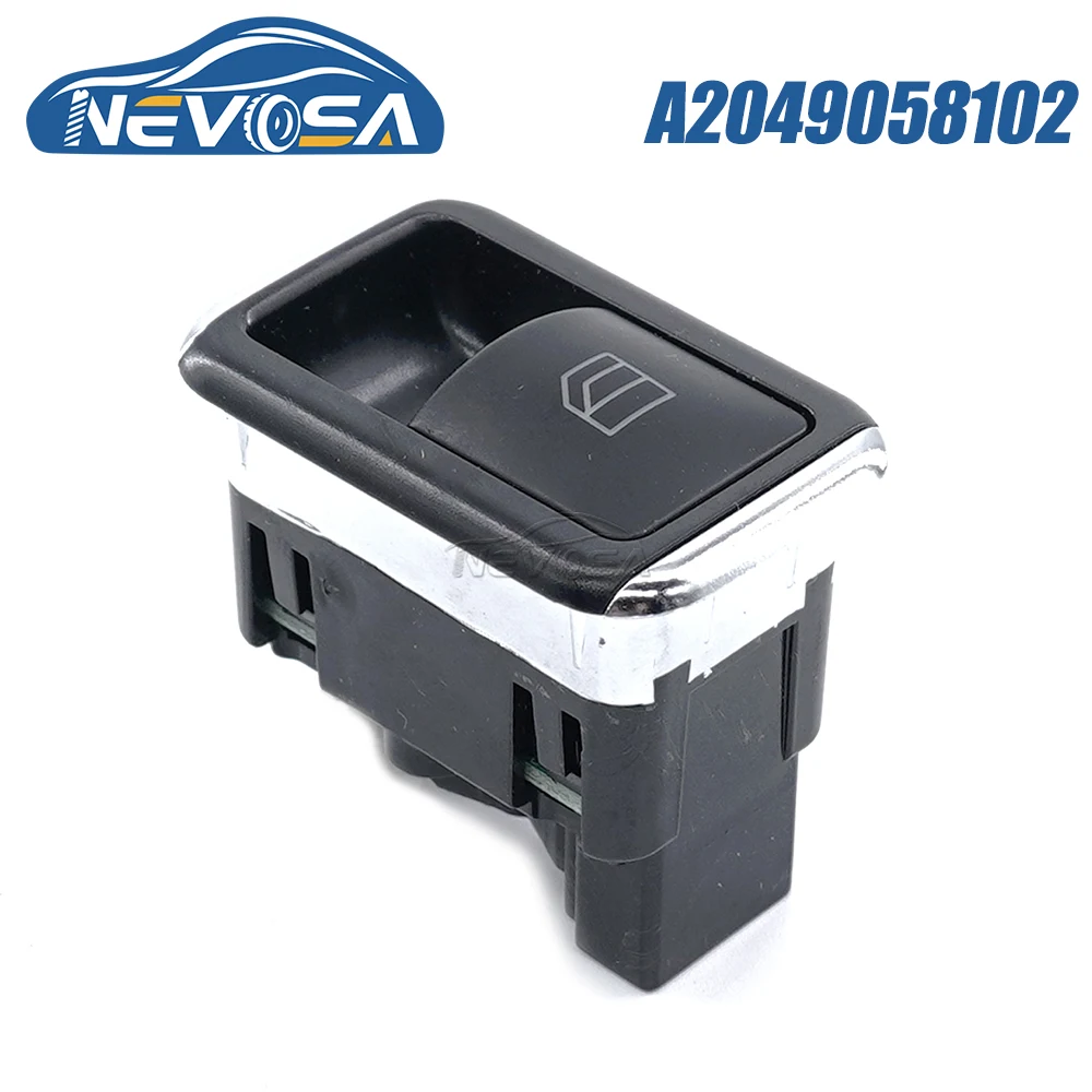 

NEVOSA A2049058102 For Mercedes Benz CLA CLS E CL W166 X166 W156 W264 ML350 ML50 Car Electric Pasenger Window Switch 2049058102