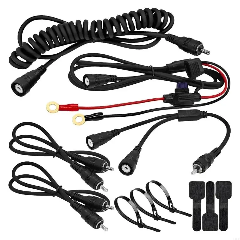 F1CF Fast Heating Helmet Wire Cord With Battery Terminal Leads Included