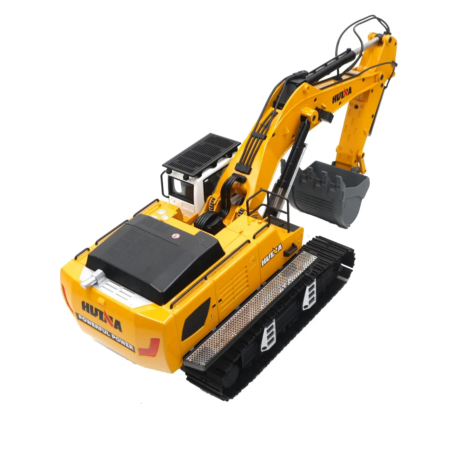 New Huina 1599 RC Excavator Model 24 Ch All Alloy Engineering Vehicle Remote Control Electric 1:14 Remote Control Track Car Gift