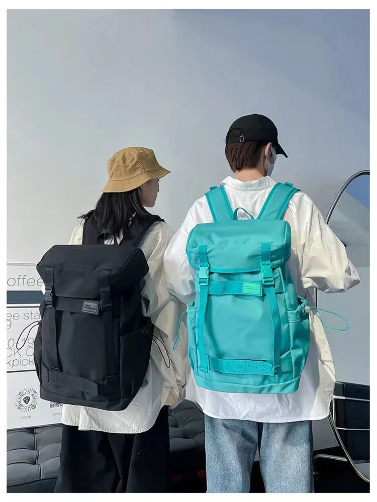 2023 casual new backpack computer bag  street Skateboard bag climb bag  high-capacity water repellent student travel bag