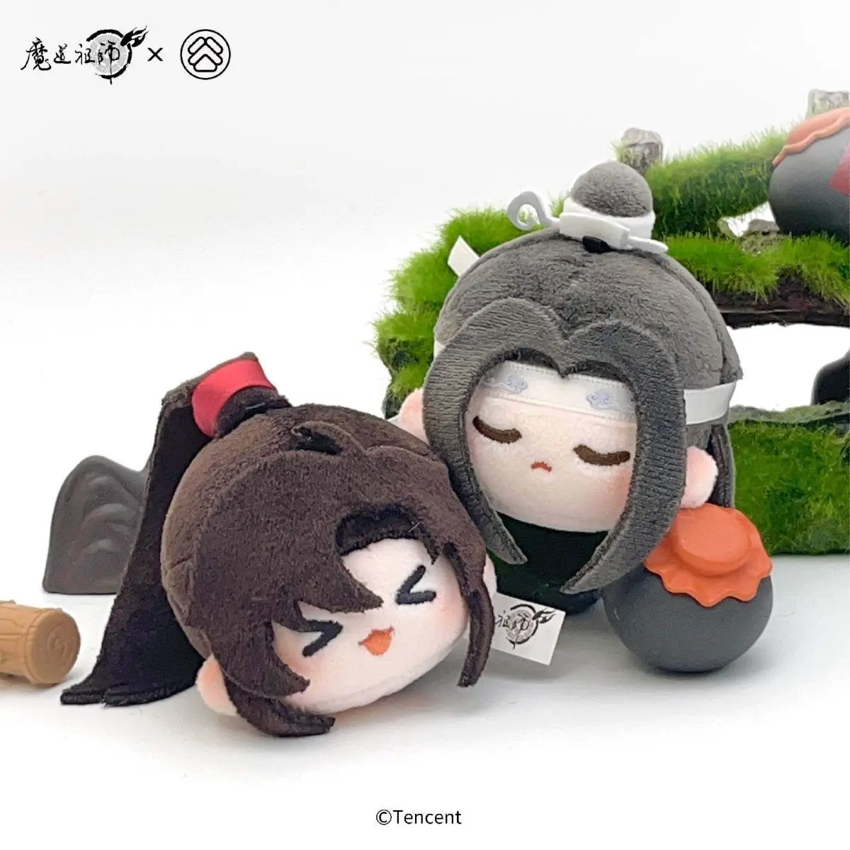 Official MDZS/Mo Dao Zu Shi Wei Wuxian Lan Wangji 5cm Cute Baby Pendant