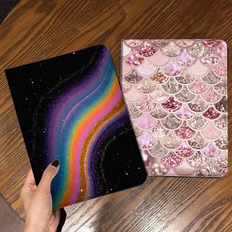 

Colorful Galaxy Starry Swirl Tablet Case For Samsung Galaxy Tab S7 S8 S9 S10 FE Lite Gift