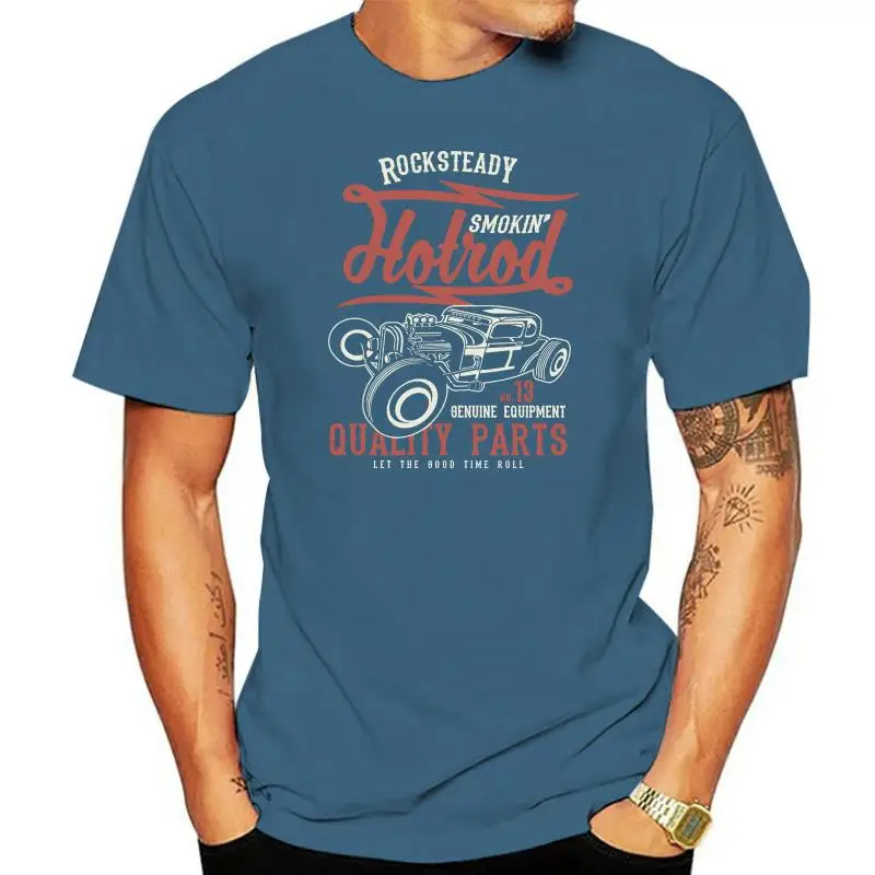 Rocksteady Smokin' Hotrod American Classics Quality Parts Tshirt