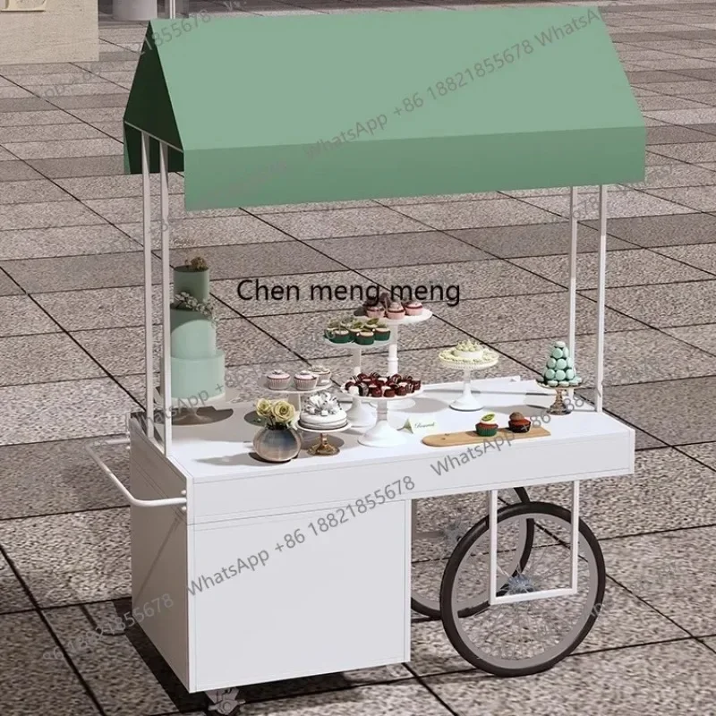 Q181 Outdoor mobile snack cart stall square event promotion float mobile shopping mall supermarket promotion desk