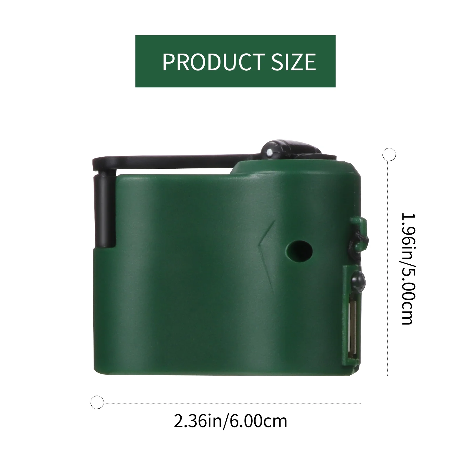 كرنك اليد الأخضر USB بنك الطاقة المحمول في الهواء الطلق مولد الطوارئ التخييم لوازم الطاقة البديلة #4