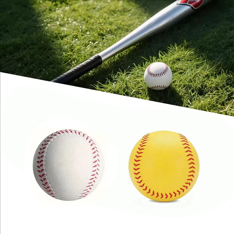 Soft PU Training Baseballs Safe for Kids and Beginners Durable for Indoor and Outdoor Batting Practice and Casual Play