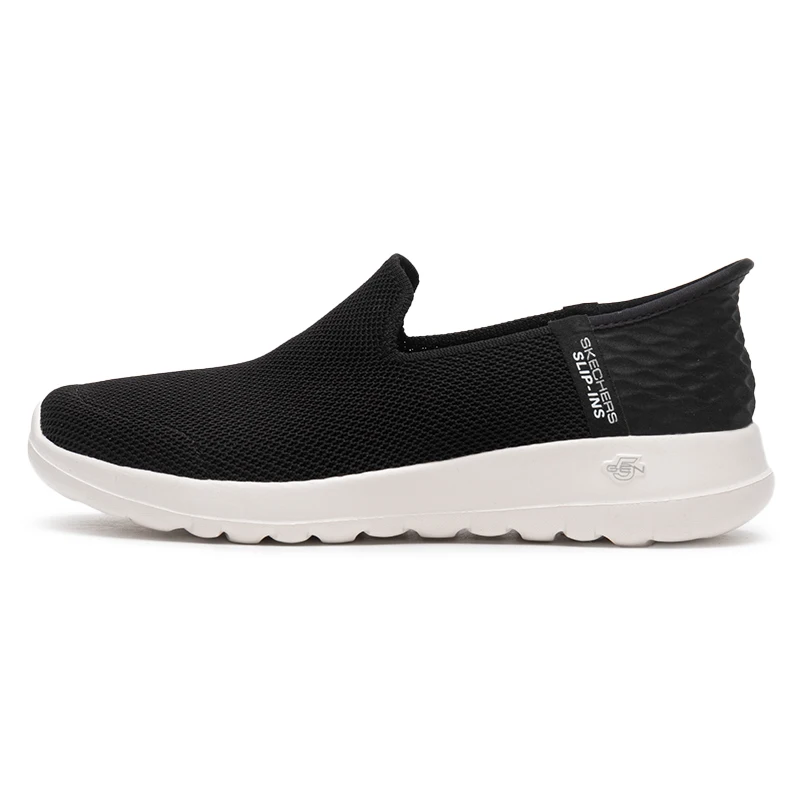 

Женские кроссовки Skechers, прогулочная обувь без шнуровки, обувь для мам, легкая дышащая повседневная обувь с низким берцем 124641-Bkw