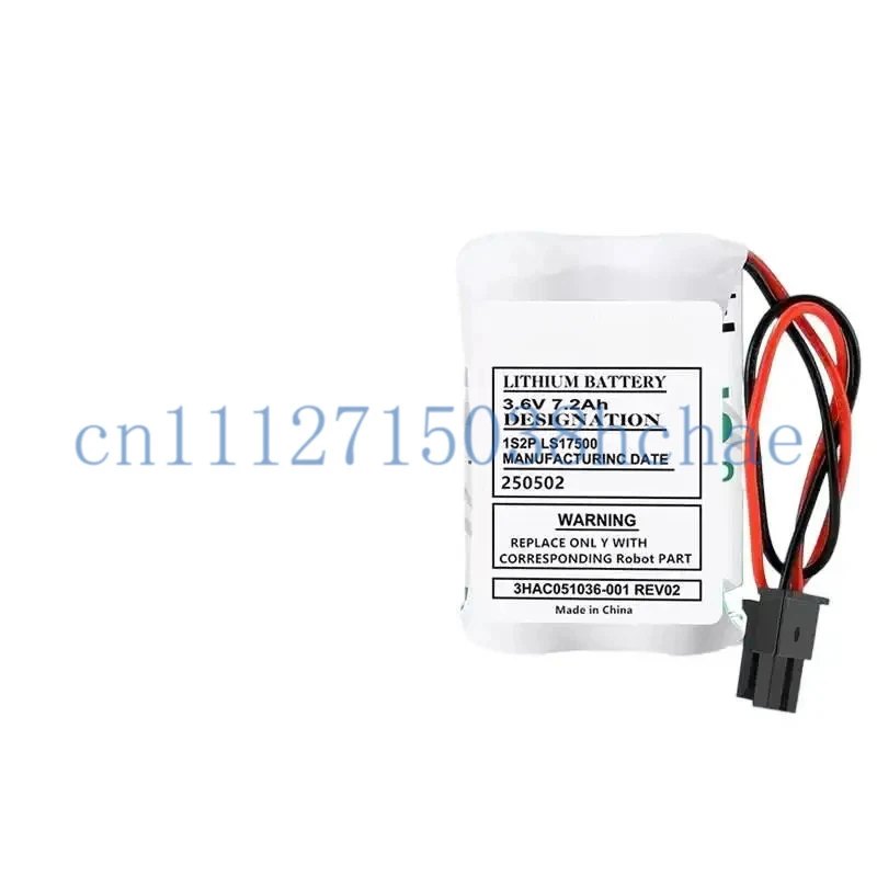 Original IRB1200 battery serial measurement board 3HAC051036-001 3.6V 7.2Ah 1S2P LS17500