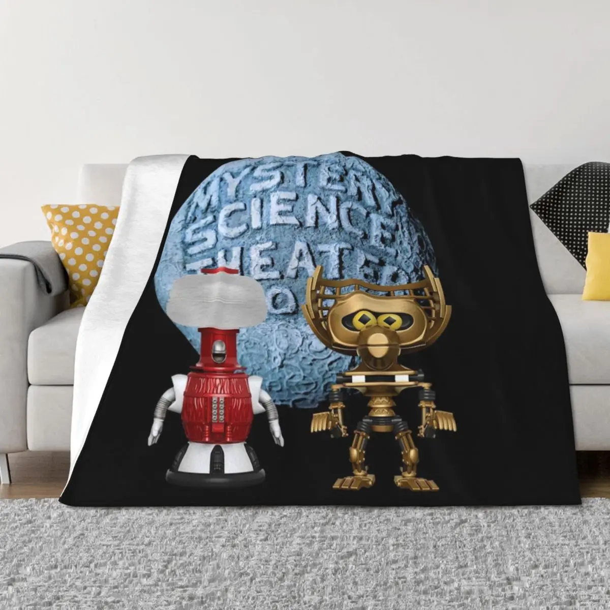 

Mst3k Mystery Science Theater 3000 Throw Blanket for babies Decorative Beds Plaid Plaid on the sofa Blankets