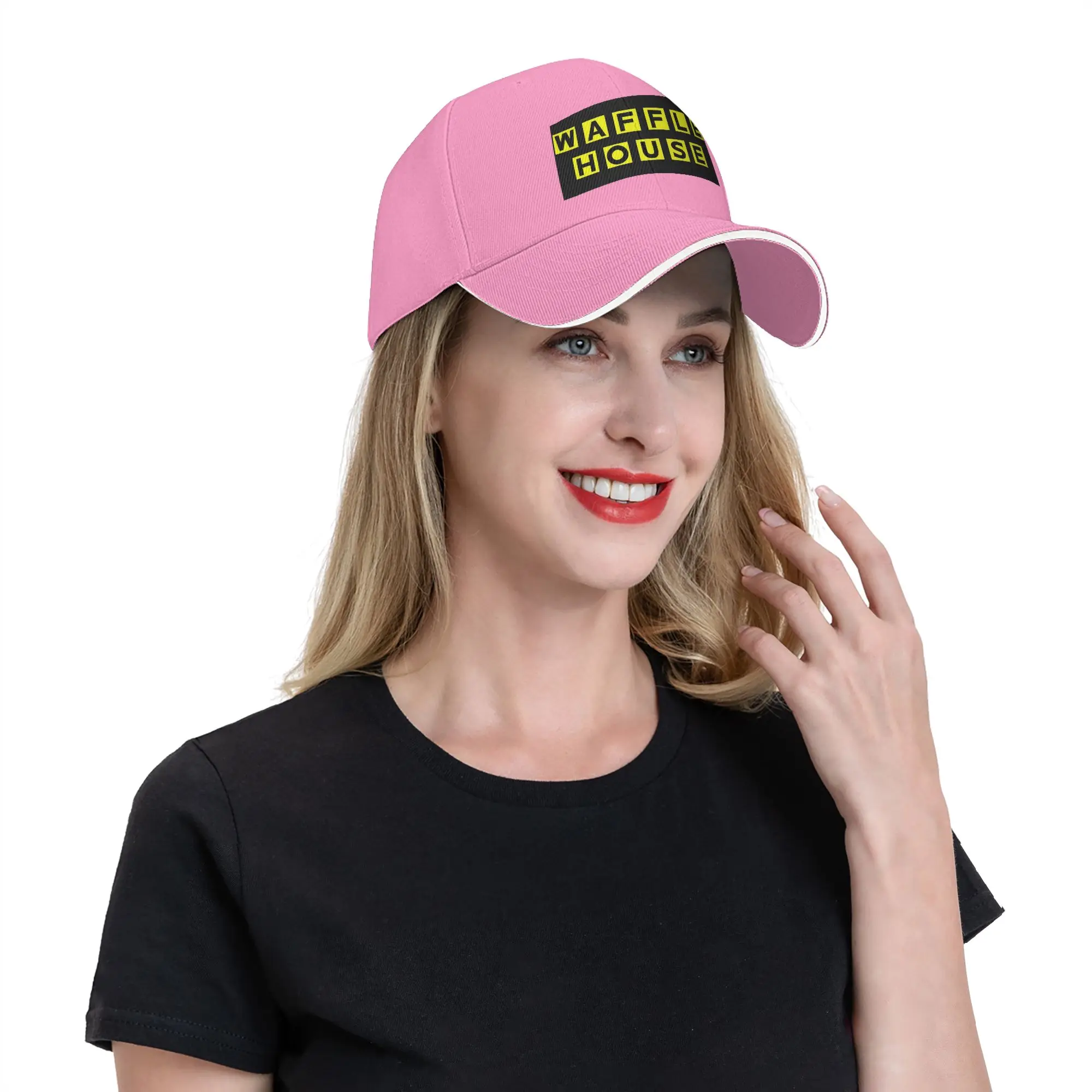 Waffle House Cap Fashion Casual Baseball Caps Adjustable Hat Hip Hop Summer Unisex Baseball Hats Customizable Polychromatic