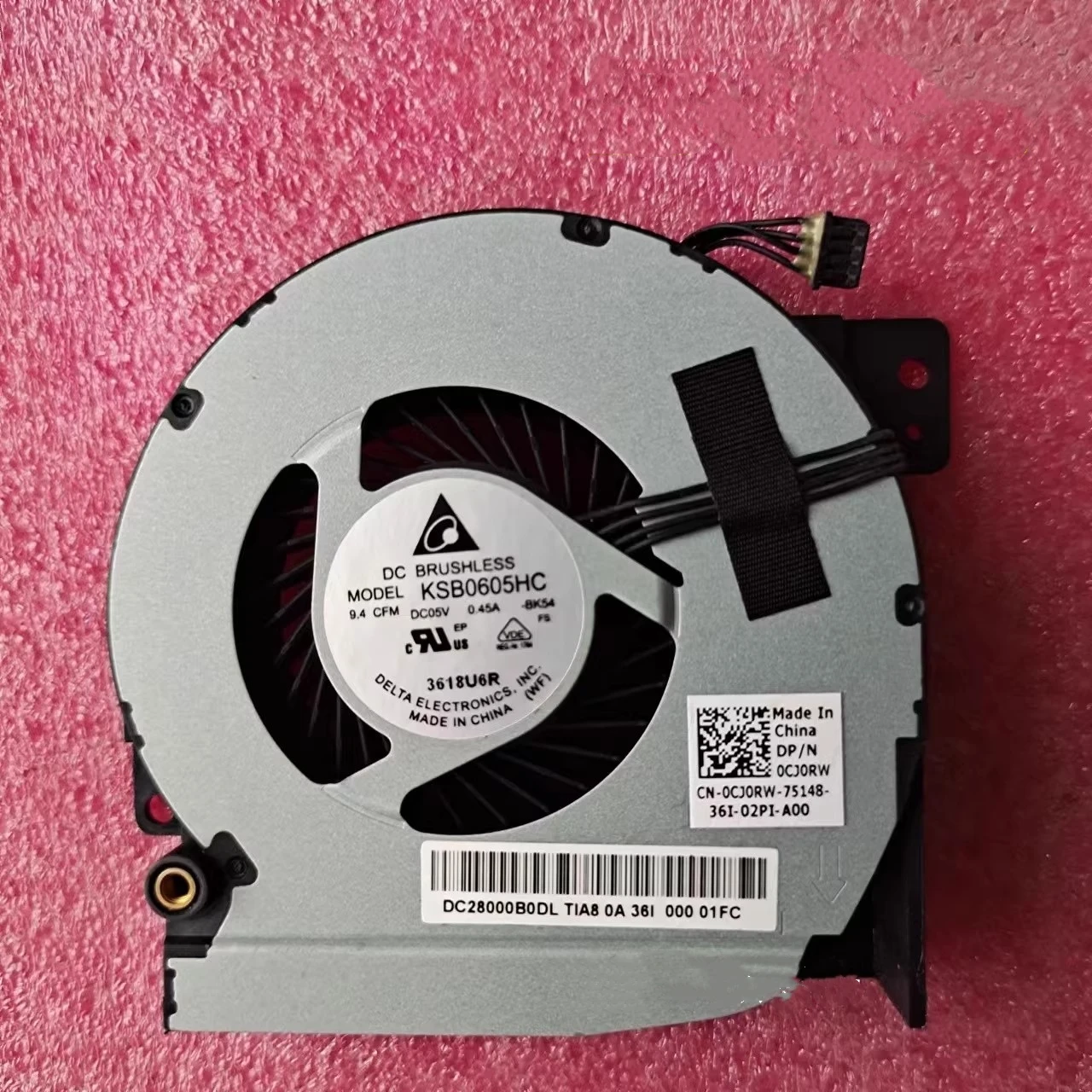 

Free shipping, brand new original fan suitable for Dell M5700 M6700 0CJ0RW laptop
