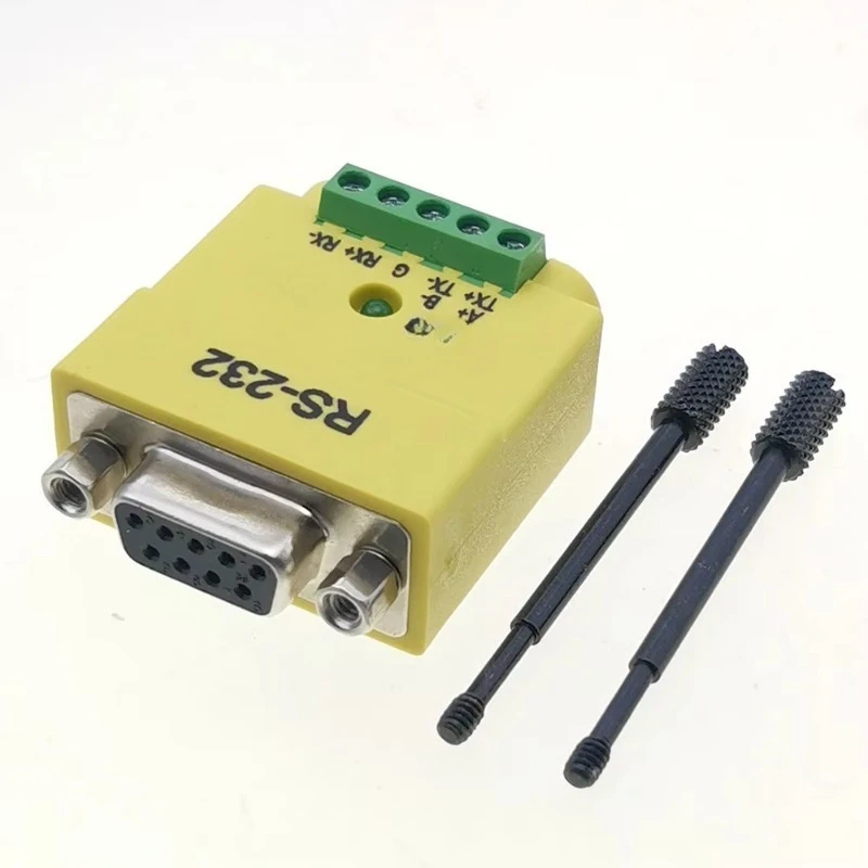 1pc RS232 to RS485 RS422 Converter Serial Plug RS485 Serial Communication DB9 Male Female Interface Serial Converter Connector