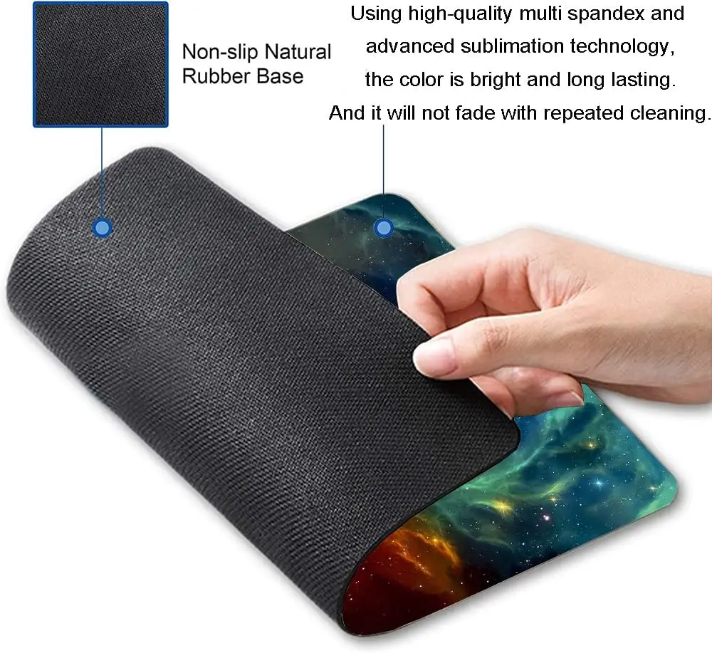 Mouse pad artisan Rectangular mouse pad waterproof non slip rubber base office laptop