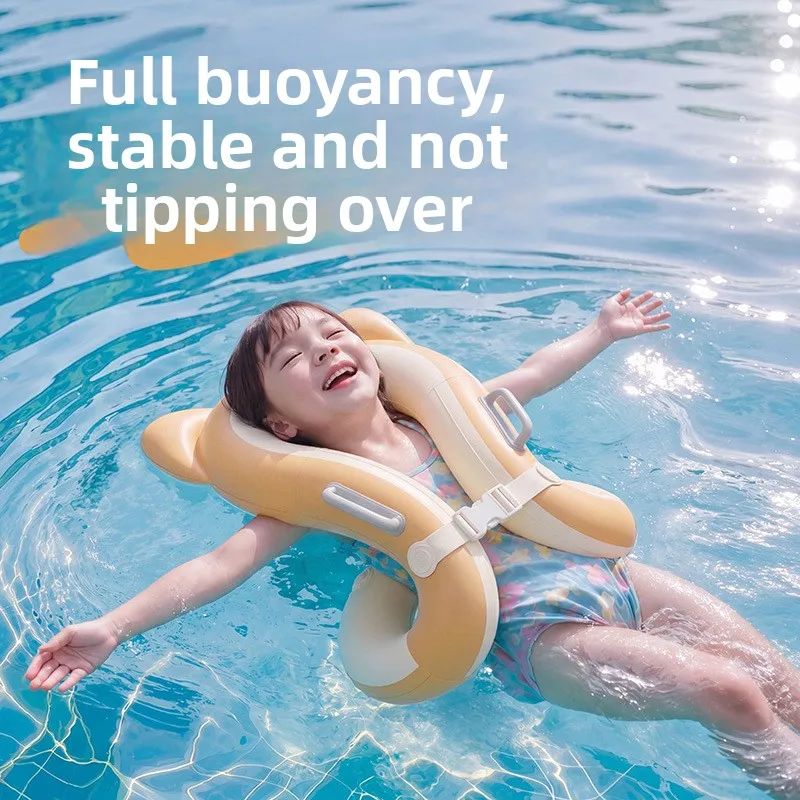 Inflatable Underarm Swim Ring Great Helper For Kids Self Taught Swimming Free Hands New Summer Pool Float
