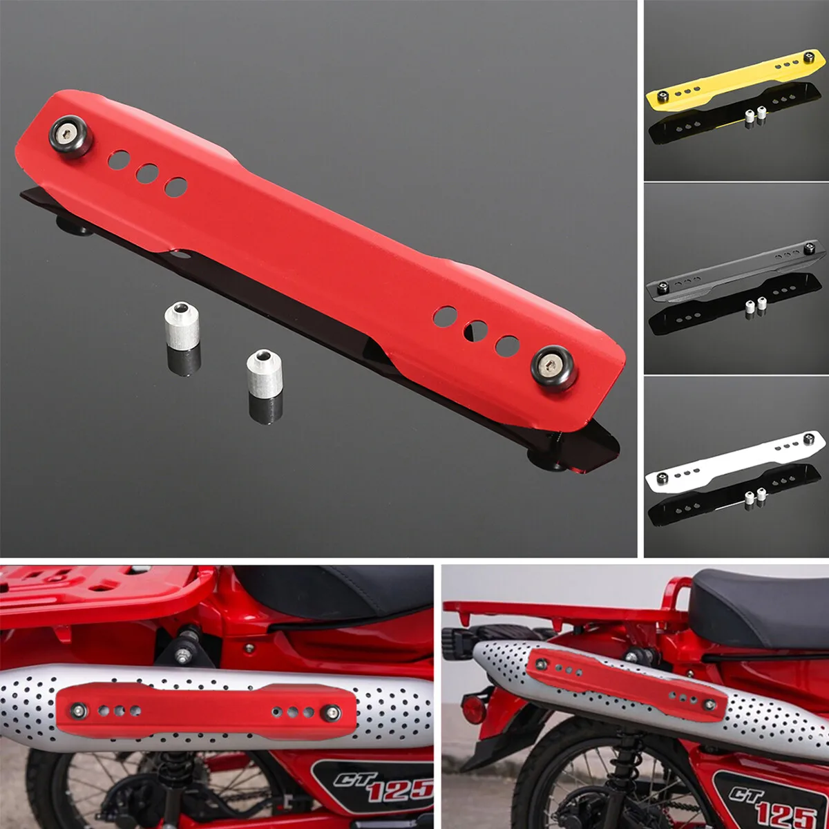 

Exhaust Heat Shield Guard Cover For Honda CT125 Trail 125 Hunter Cub 2020-2024 Exhaust Heat Shield Guard Cover