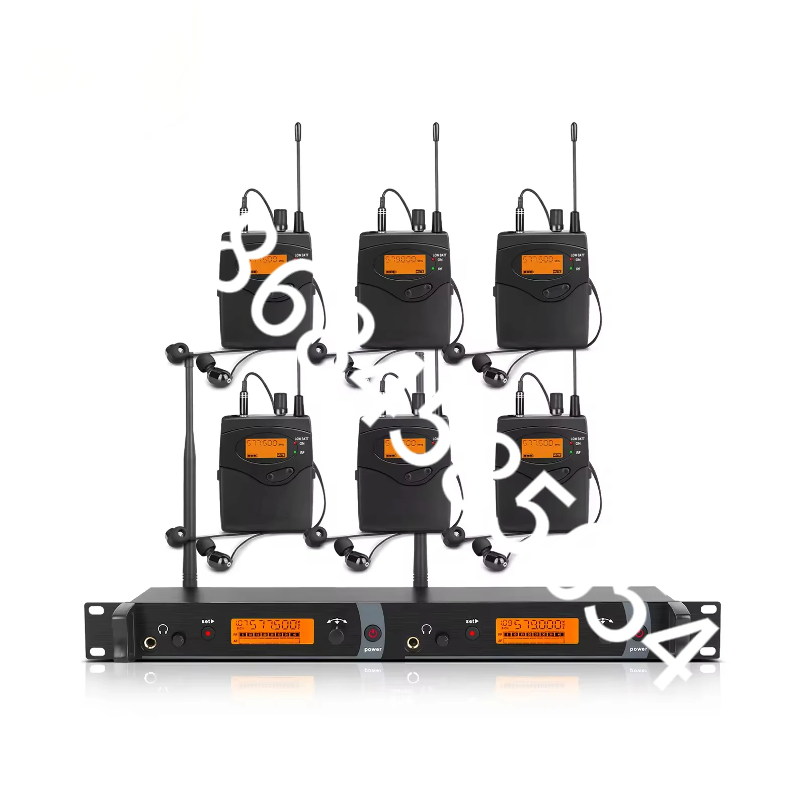 

New Six Channels Wireless in Ear Monitor System With Monitoring Type for Stage, Recording Studio, Musicians