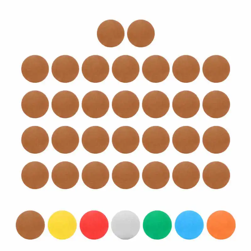 Bolas de espuma EVA para niños, 30 piezas, 21,5mm, 7 colores, pelota de juguete para práctica en interiores