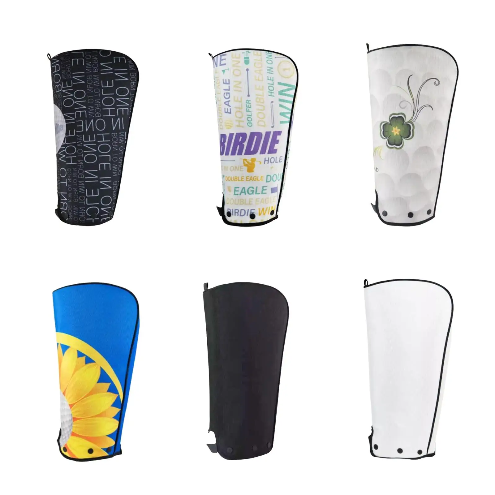 

Golf Club Rain Cover Dustproof Water Resistant Stand Bag Protector Hood Sleeve for Travelers and Players