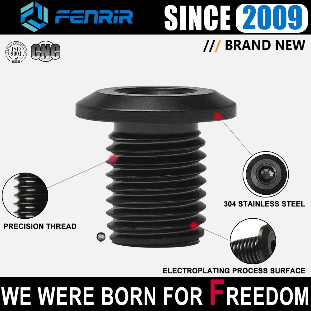 M10X1.5 śruba z otworem na lusterko motocyklowe dla BMW RNINET R12 F800R F900R S1000R R1200R R1250R K1200R K1300R F900XR S1000XR