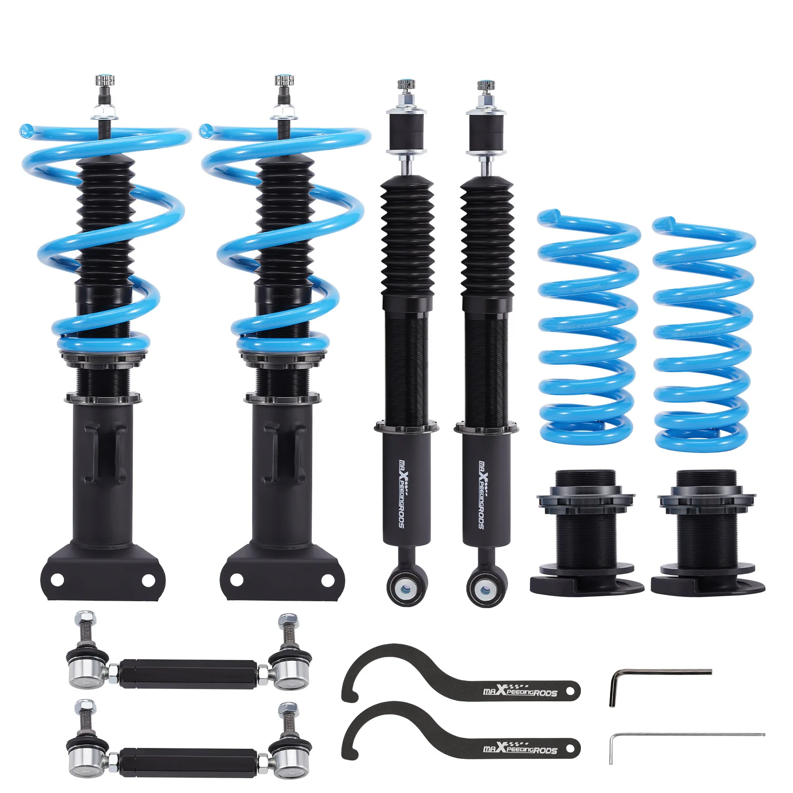 메르세데스-벤츠 C 클래스 W203 살롱 CLK W209 C209 쿠페 T6 레이싱 버전 코일 스프링 키트 용 코일 오버 서스펜션