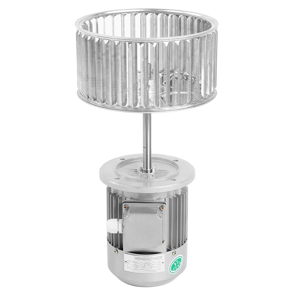 

370W Three Phase Long Axis Oven Motor High Temperature Resistance Cooling Fan Motor Set for Oven, Reflow Soldering, Boiler,