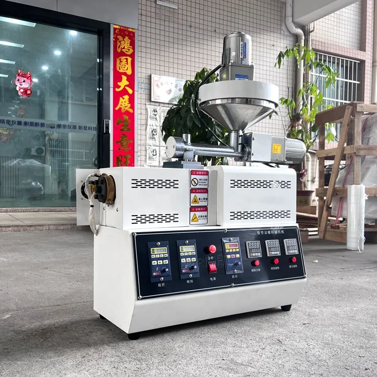 Automatic Feeding Function Desktop PVC Pipe Mini Plastic Sheet Filament Extruder