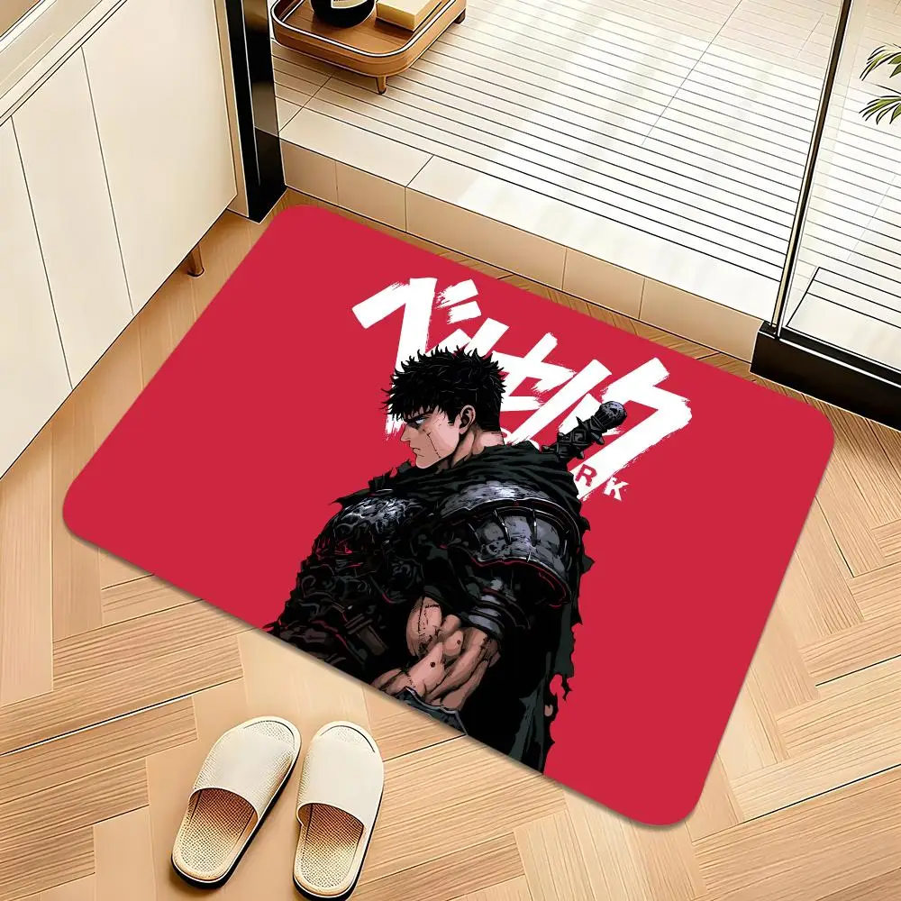 Berserk Floor Mat Welcome Mat Entrance Doormat Balcony Bathroom Floor Mats Non-slip Rug Bedroom Carpet