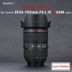 EF 24-105 F4 II Lens Premium Decal Skin for Canon EF 24-105mm f4 L IS II USM Lens Protector Anti-scratch Cover Film Wrap Sticker