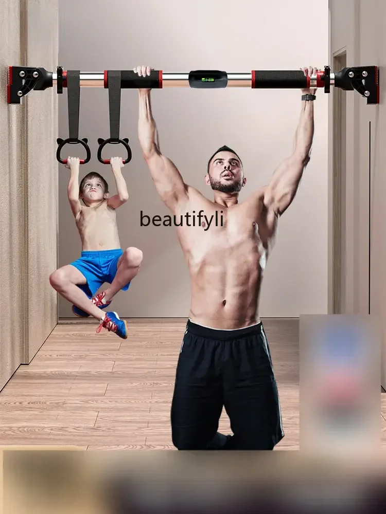 yj Horizontal Bar on the Door Household Indoor Punch-Free Wall Pull-up Device Boy Single Pole