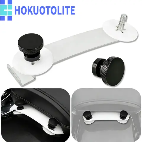 Kit de porcas de montagem do assento da placa do parafuso do guarda-lamas traseiro com rosca 1/4-20 para Harley Touring Softail Street Bob CVO Road King Electra Glide Fat Boy Breakout Low Rider Road Glide Street Glide