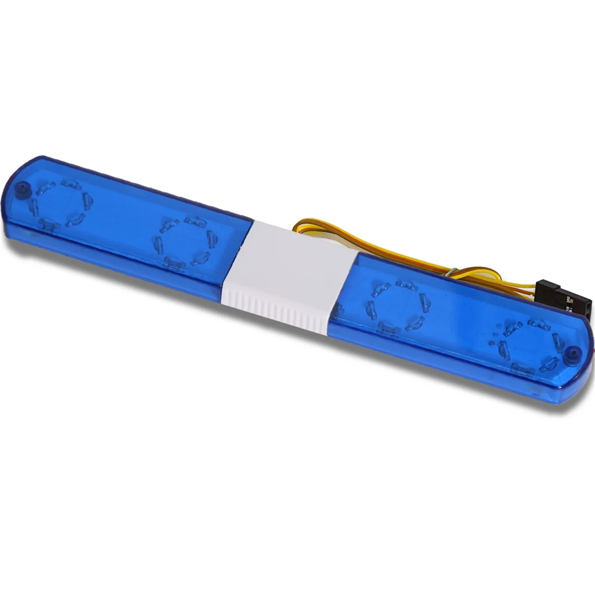 Flash Alarm Lamp LED Police Car Bright Light for 1/10 RC D12 , Traxs Axial Car Upgrade Parts, 145mm,Blue