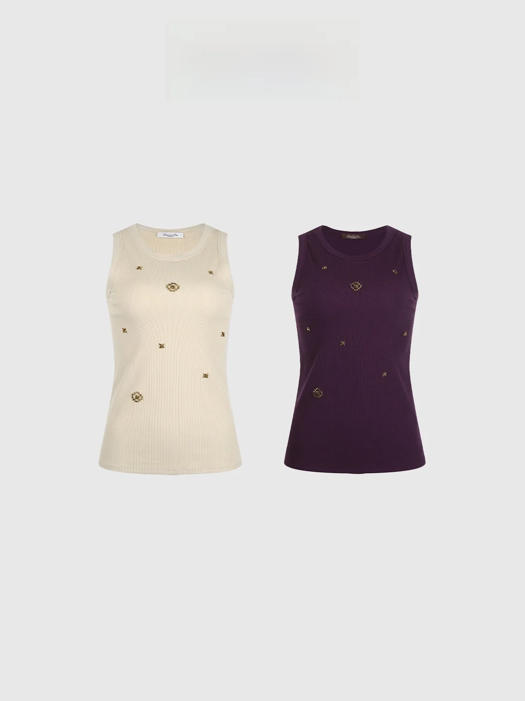 

Baatone Art Salon Series Star Wi Luxury Handmade Beaded Vest BGSBF839KK Slim Fit Knitted Cotton Blend round Ne