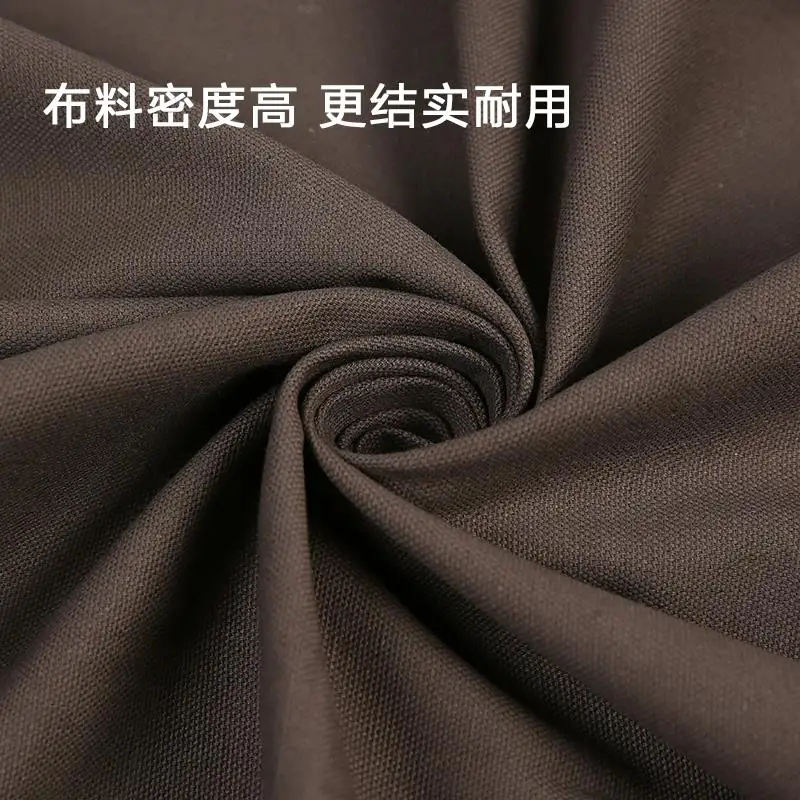 100cmx150cm Double-sided Canvas Fabric Solid Color Thickening Cotton and Linen Sofa Fabric Bed Sheet Curtain Pure Cotton Fabric