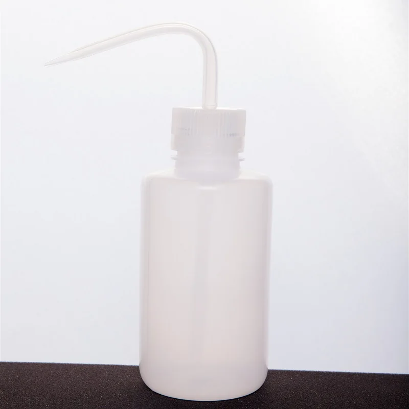 Plastic wash bottle, Capacity 250mL 500mL, White, P20