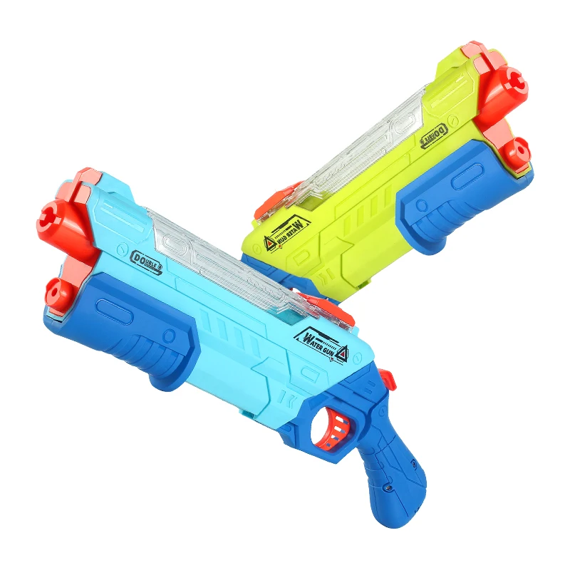高圧ウォーターブラスターおもちゃ長距離射撃水鉄砲、夏のビーチプール水遊びおもちゃ
