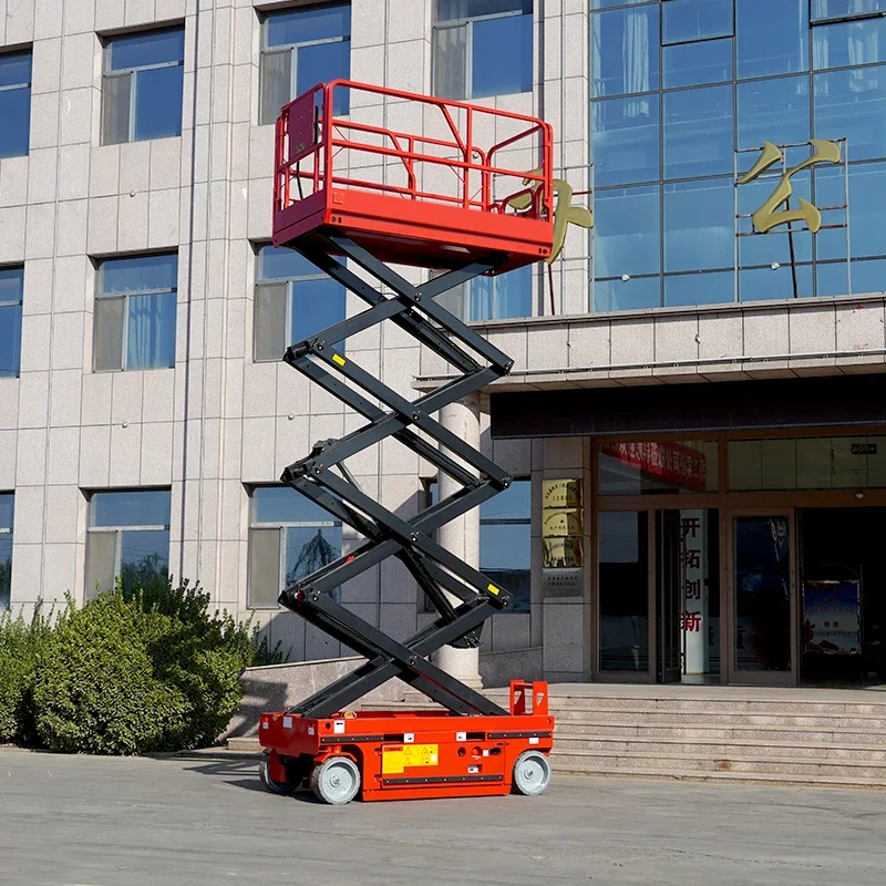 Hydrauliczna platforma podnosząca windy towarowe Elektryczna platforma robocza z podnośnikiem nożycowym do projektów budowlanych